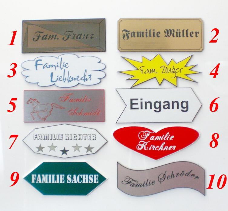 Türschilder