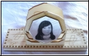 Briefst�nder aus Holz mit Foto
