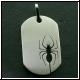 Edelstahlanh�nger -  Spinne