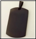 Edelstahlanh�nger - PVD-beschichtete Gravurplatte