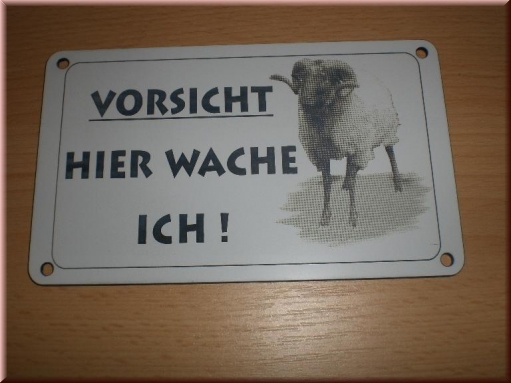 Schild "Vorsicht Hund"