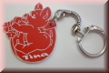 Gl�cksbringer Schweinchen-Hufeisen -  Schl�sselanh�nger