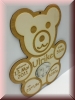 Teddy mit Babybild XL gro�- Gravur