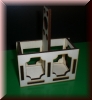Geschenkverpackung Holz- 2er Flaschentr�ger klein