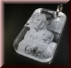 Acryl-Anh�nger mit Fotogravur